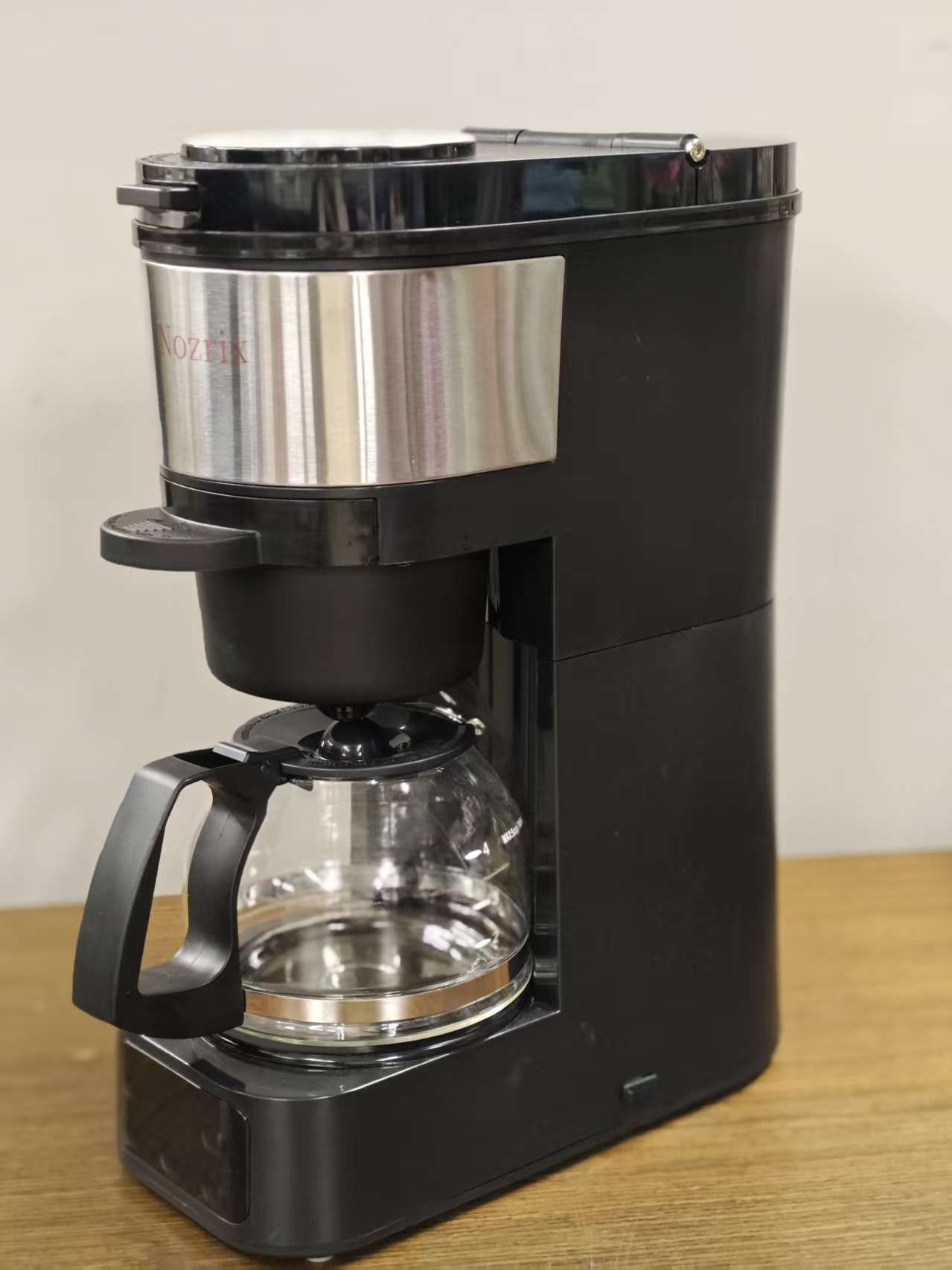 Nozrix 5 Cup Drip Coffee Maker Machine, One-Touch Pour Over, Auto Pause Brewing with Double Wall Thermal Carafe