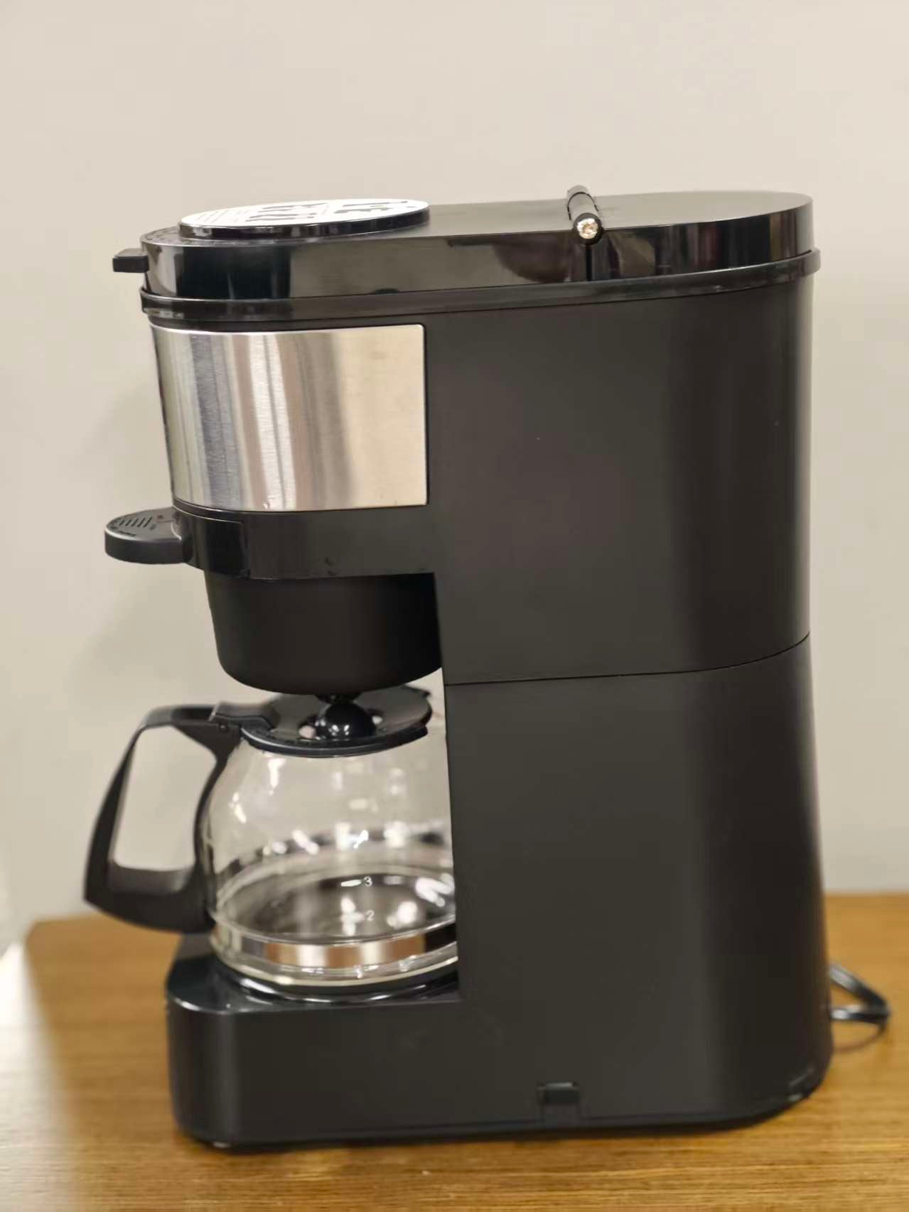 Nozrix 5 Cup Drip Coffee Maker Machine, One-Touch Pour Over, Auto Pause Brewing with Double Wall Thermal Carafe