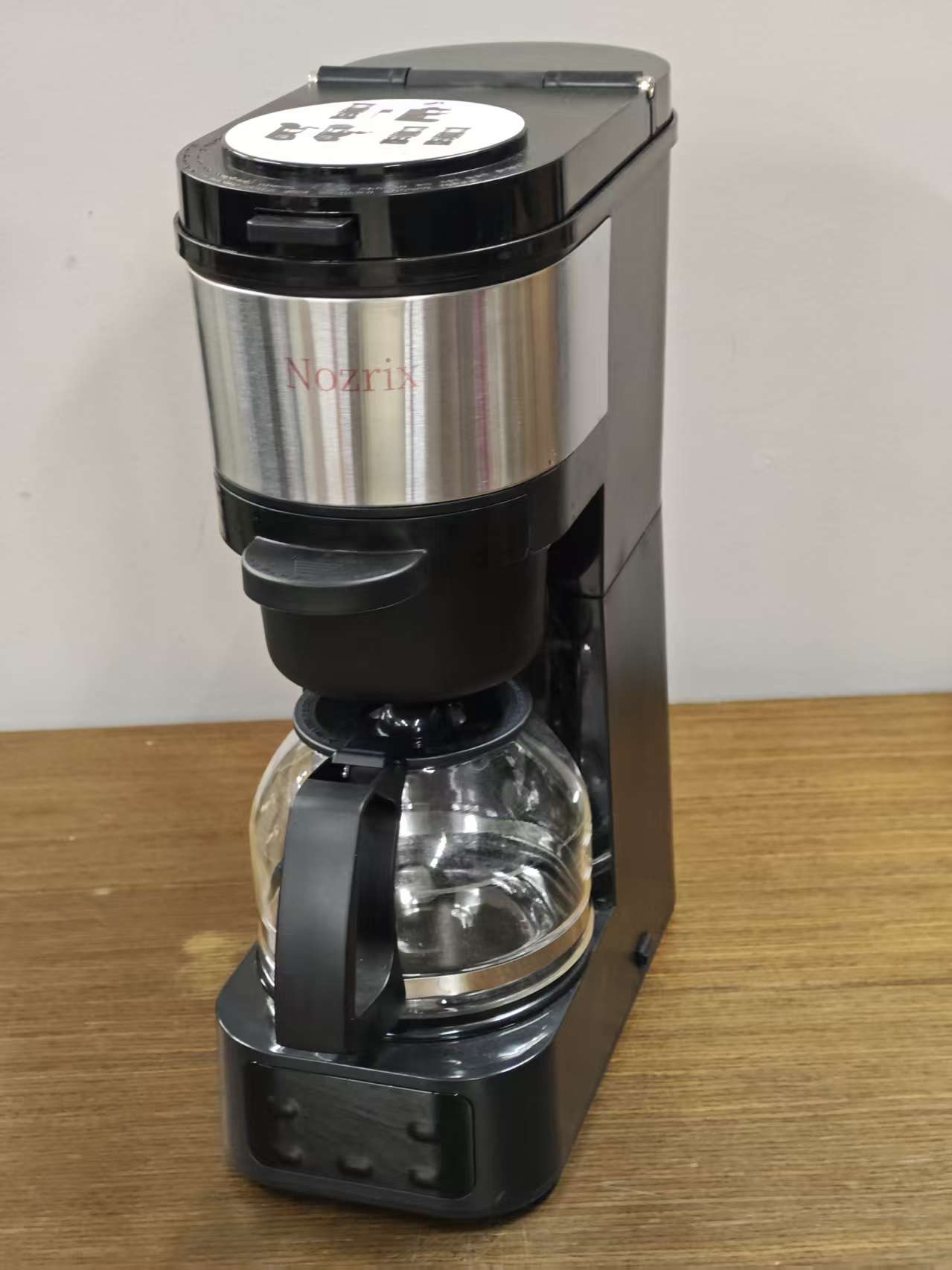 Nozrix 5 Cup Drip Coffee Maker Machine, One-Touch Pour Over, Auto Pause Brewing with Double Wall Thermal Carafe